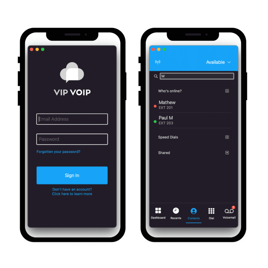 VIP VoIP Companion iOS App